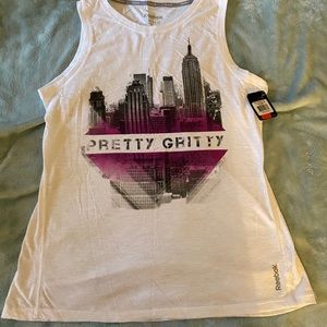 Reebok Pretty Gritty workout muscle t-shirt